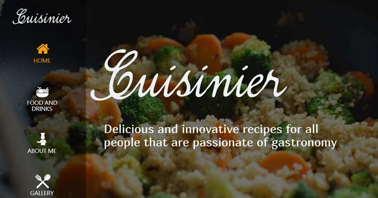 Cuisinier Food Blog Recipe WP Theme