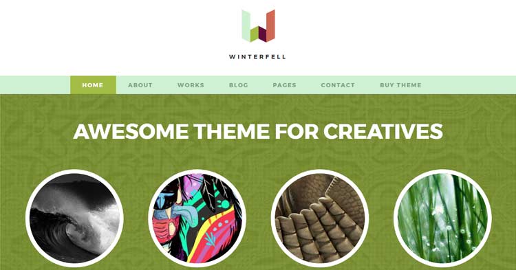 Winterfell Creative Blog WP Theme