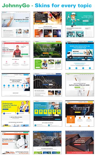 JohnnyGo WordPress Theme Skins