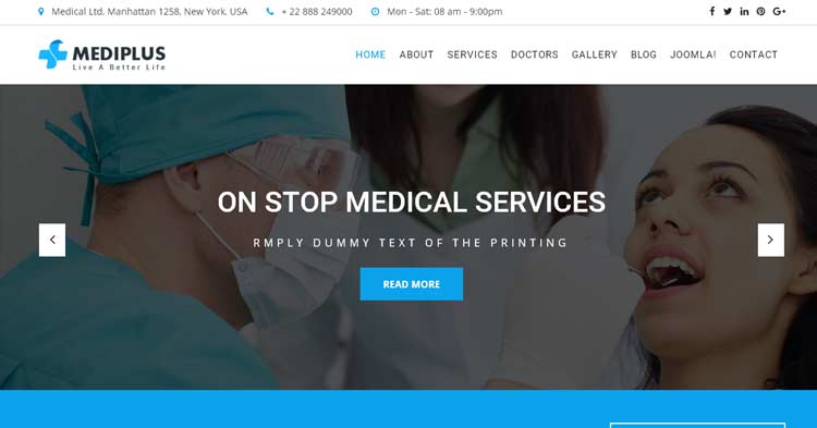 Download Mediplus Medical Joomla Template