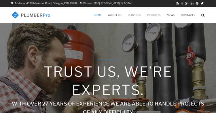 Download Plumberpro Plumbing Drupal Theme