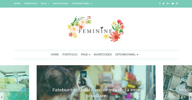 Download Feminine Girly Lifestyle WP Theme