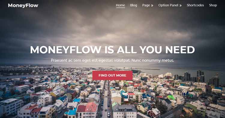 MoneyFlow Blogging WordPress Theme