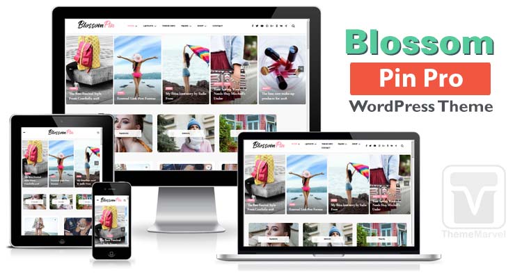 BlossomThemes - Download Blossom Pin Pro WordPress Theme for creating Pinterest style blogs