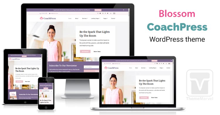 BlossomThemes - Download brand new CoachPress WordPress Theme for coaches, therapists, speakers, mentors and entrepreneurs