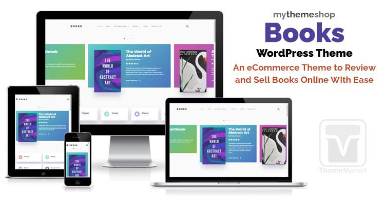 MyThemeShop - Download Books WordPress eCommerce Theme for selling / reviewing books online