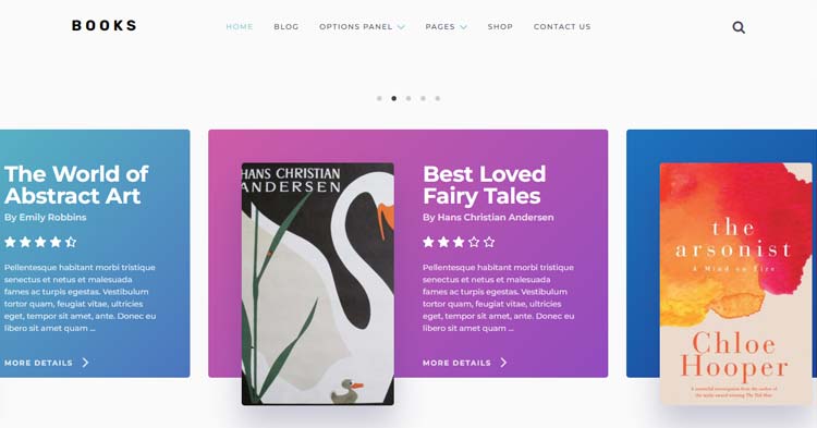 Books eCommerce Review WP Theme