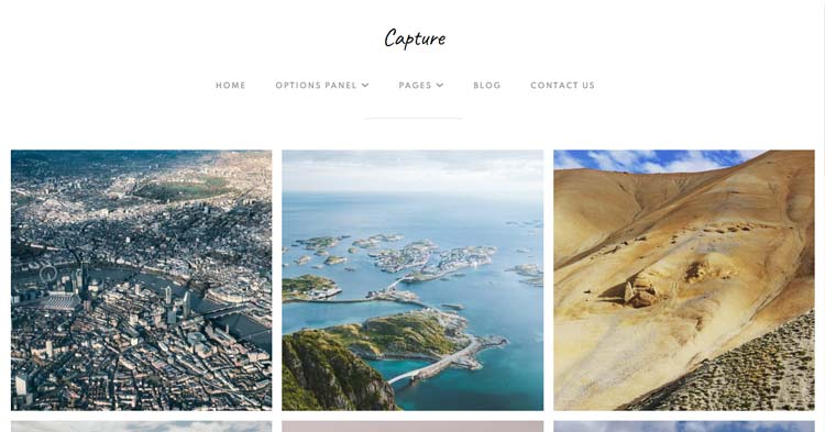 Download Capture Premium Portfolio WP Theme