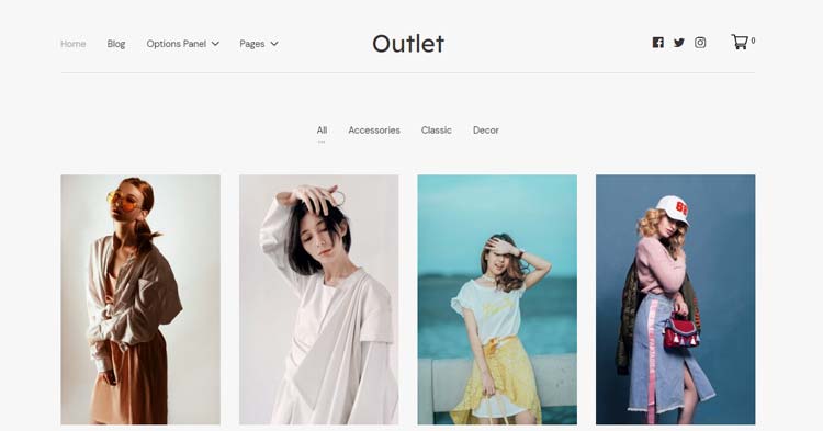 Outlet eCommerce WordPress Theme