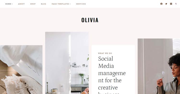 Download Olivia Kadence WP Child Theme
