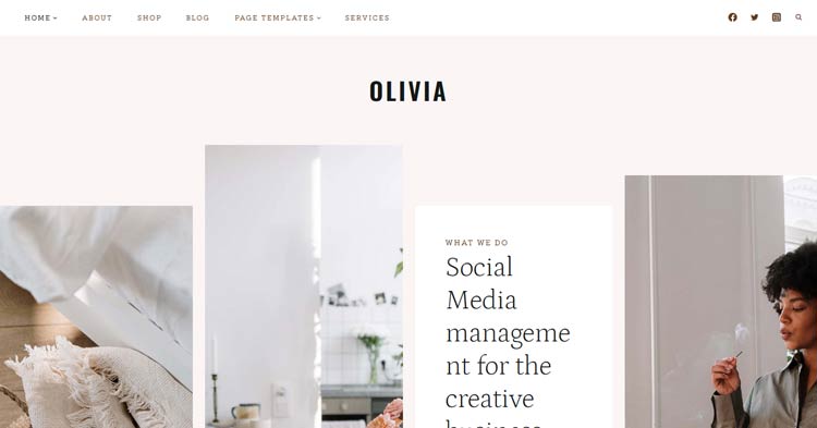 Download Olivia Kadence WP Child Theme