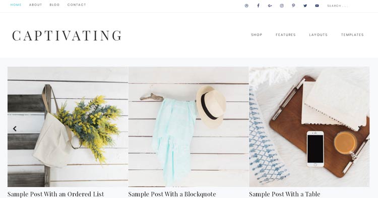 Captivating Kadence WordPress Theme