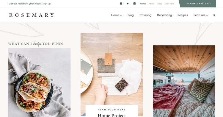 Download Rosemary Kadence WP Child Theme