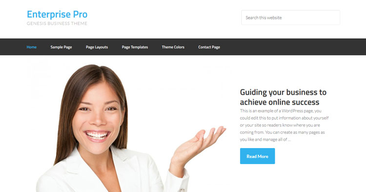 Download Enterprise Pro WordPress Theme