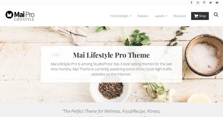 Mai Lifestyle Pro WordPress Theme