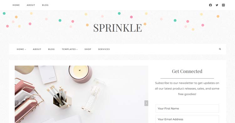 Download Sprinkle Kadence WP Child Theme