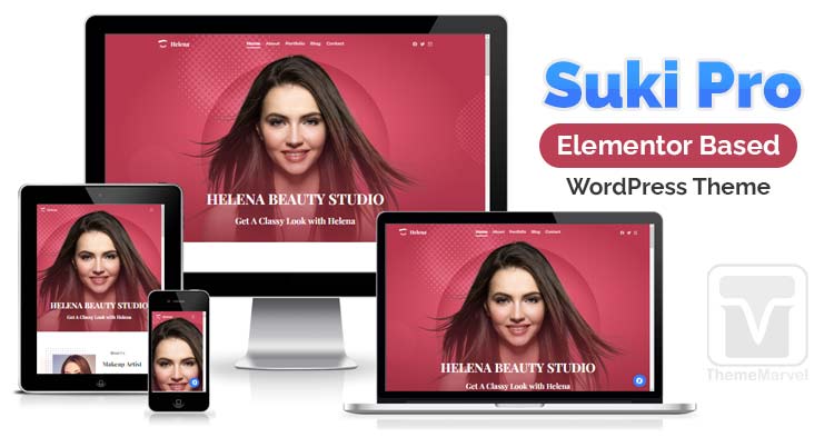 SukiWP - Download the Suki Pro multipurpose WordPress theme suitable for any kind of website from blog to eCommerce websites