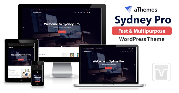 Download aThemes - Sydney Pro Theme for Fashion Shop, eLearning, Lead Generation, Blogging, Agency, Cafe, Construction, Podcast, Gardening, Author, Plumber, SaaS, Resume, Wedding, App Promo, Coworking, Business, Yoga, Finance, Restaurant, Music Band, etc. 