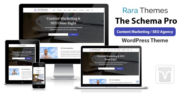 Download RaraThemes - The Schema Pro Theme for bloggers, SEO experts and content markerters. 