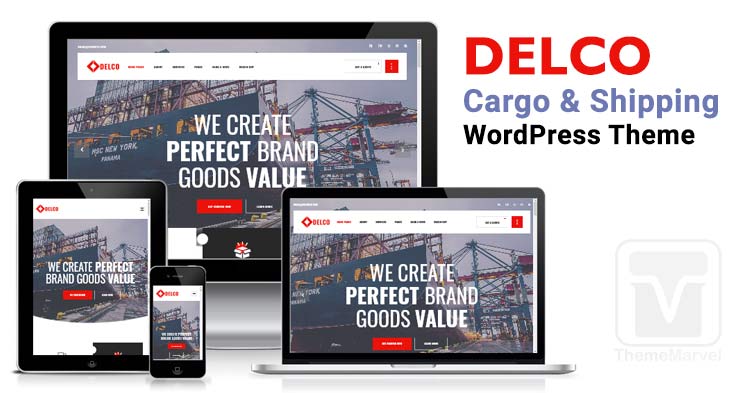 Delco - Logistics, Transport, Cargo & Shipping WordPress Theme