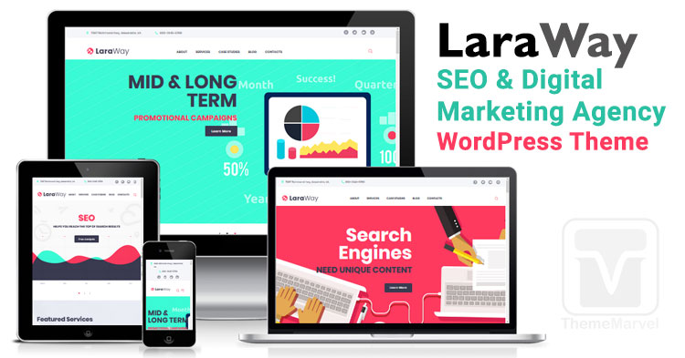 Laraway - SEO & Digital Marketing Agency WordPress Theme